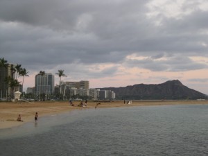 Sunset Run at Ala Moana Park