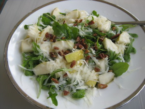 pear arugula salad